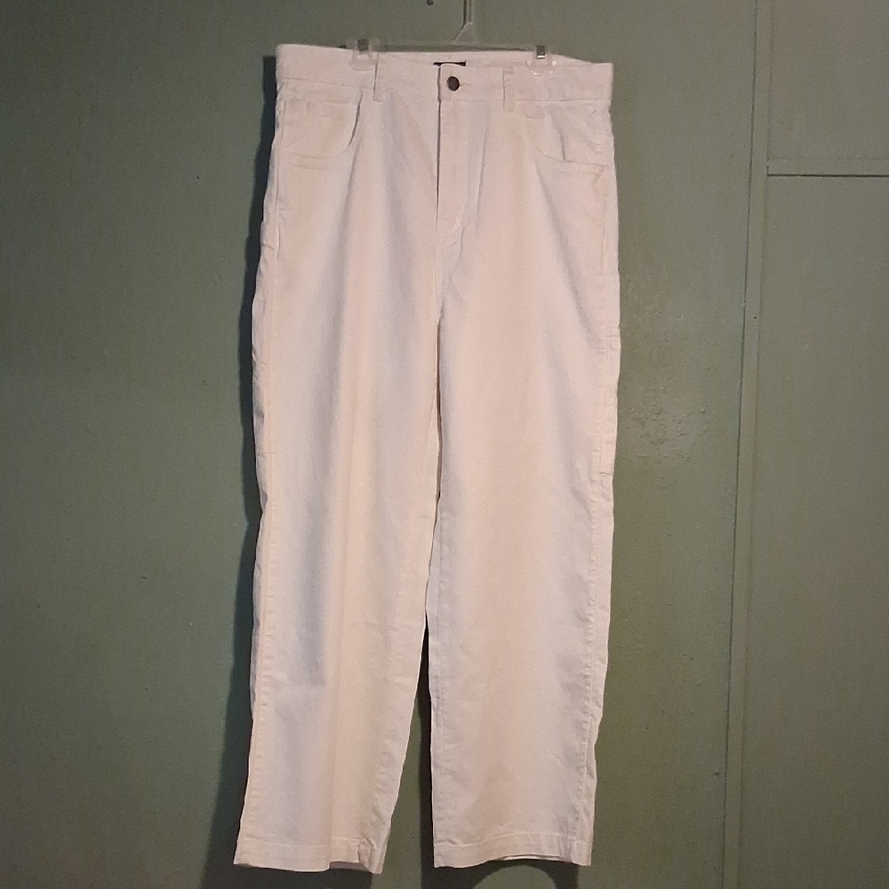 Dickies Women's Wide Leg Pants - White